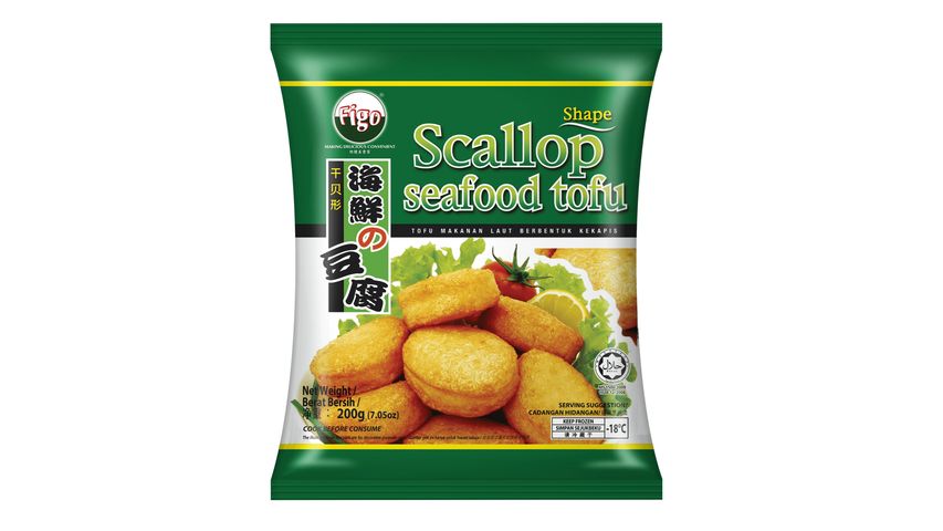 Figo Scallop Shape Seafood Tofu 200g