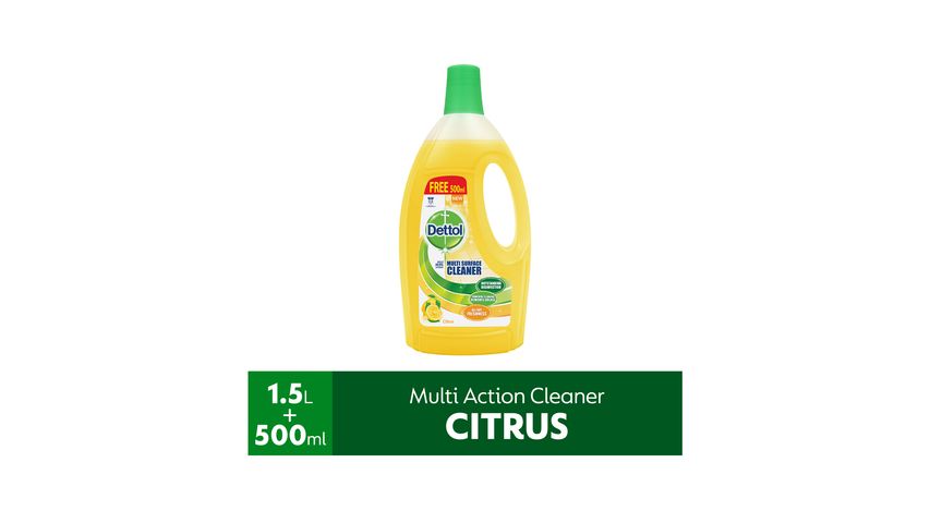 Dettol Multi Action Floor Cleaner Citrus 33% + 1.5L