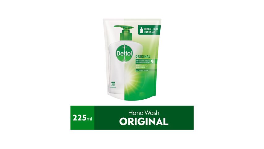 Dettol Liquid Hand Wash Original Refill Pouch 225g