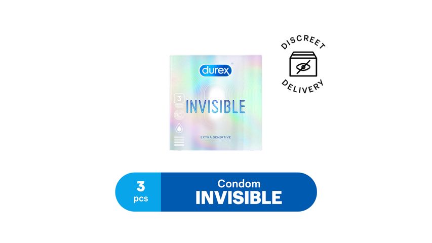 Durex Invisible Extra Sensitive Condom 3pcs