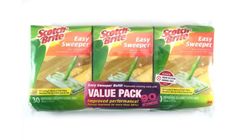 Scotch-Brite Easy Sweeper Dry Refill Cloths (Value Pack) 90 Pieces