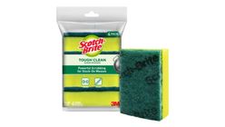 Scotch-Brite Tough Clean Scrub Sponges 4pcs
