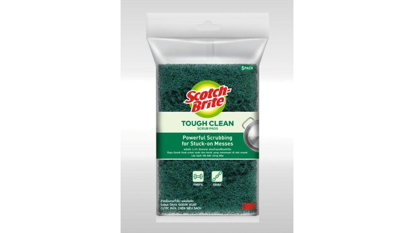Scotch-Brite Tough Clean Scrub Pads 5pcs