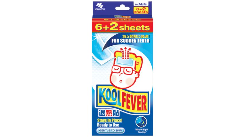 Koolfever Cooling Gel Sheet - Adult 8pcs