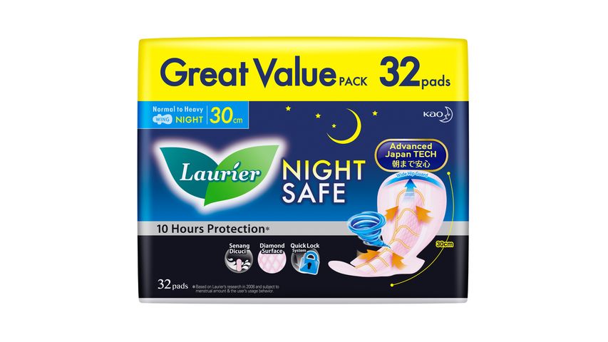 Laurier Nightsafe Wing (30cm) 32pcs