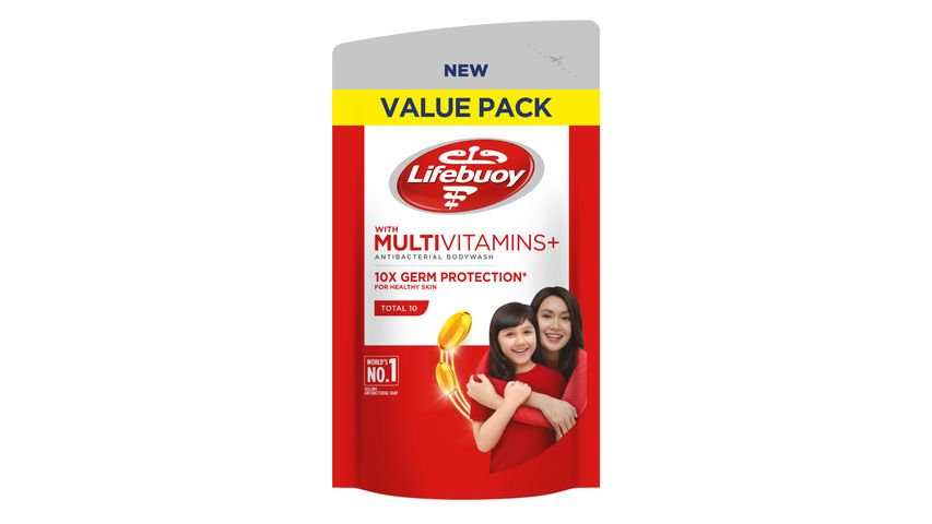 Lifebuoy Body Wash T10 Refill Pack | 850 毫升