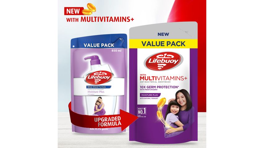 Lifebuoy Moisture Plus Bodywash Refill 800ml