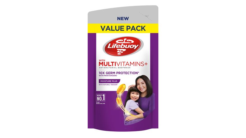 Lifebuoy Moisture Plus Bodywash Refill 800ml