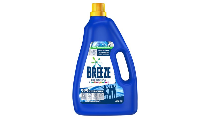Breeze Liquid Anti-Bacterial & Color Protect 3.6kg