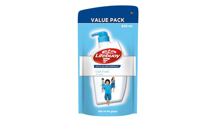 Lifebuoy Cool Fresh anti-bacterial Body Wash Refill 900ml