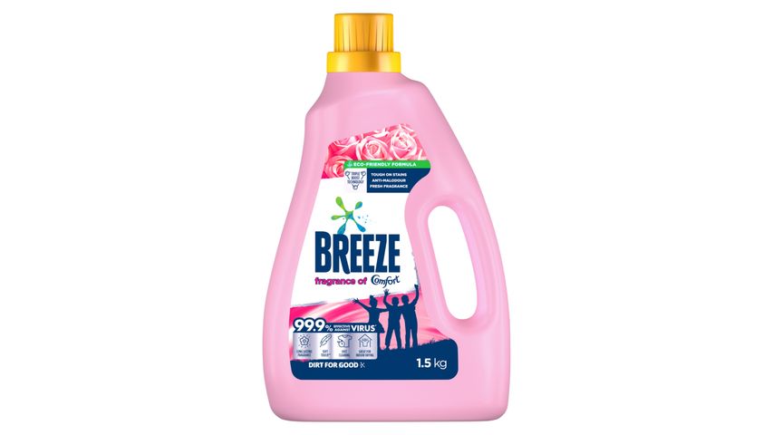 Breeze Liquid Detergent Fragrance of Comfort 1.5kg