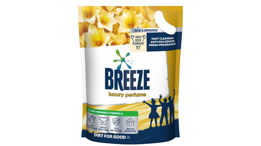 Breeze Liquid Luxury Perfume Liquid Detergent Refill 1.5kg