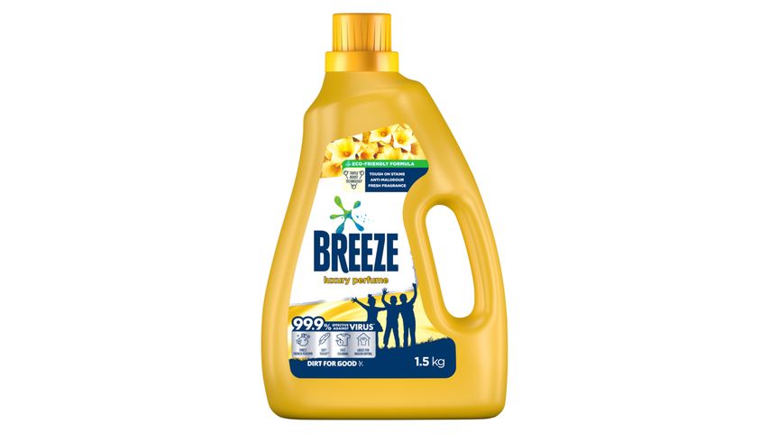Breeze Liquid Detergent Luxury Perfume 1.5kg