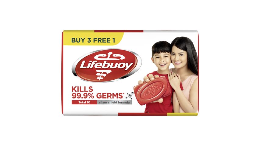 Lifebuoy Bar Total 10 (3+1) 4pcs x 110g