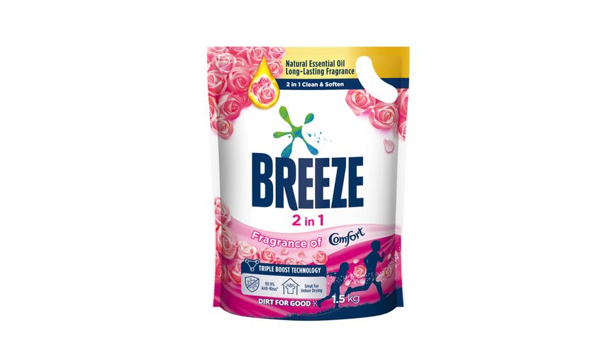 Breeze Liquid Detergent Refill - Fragrance of Comfort 1.5kg
