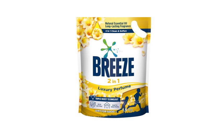 Breeze Liquid Luxury Perfume Liquid Detergent Refill 1.5kg