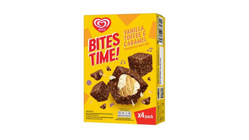 Wall's Bites Vanilla & Caramel Multipack 4 x 60g