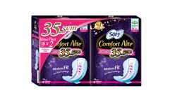 Sofy Comfort Nite Slim Wing 35.5cm 2 Packs x 16pcs