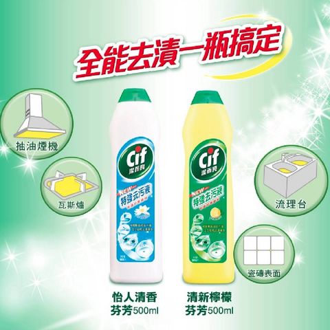 Cif Powerful Cream Cleanser (Lemon) 500ml