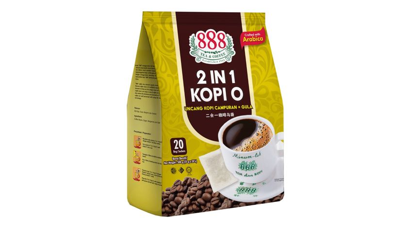 888 Kopi O with Arabica 2 in 1 20pcs x 25 g