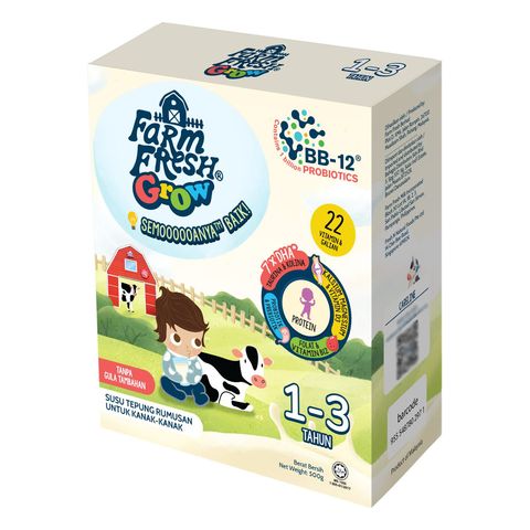 Farm Fresh Grow Formulated Milk Powder for Children 1-3 Year 500g