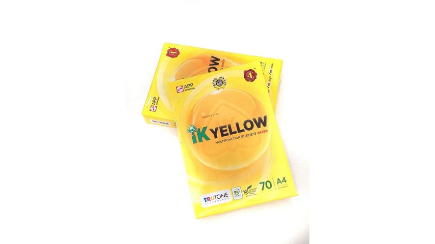 Ik Yellow A4 Copier Paper (70gsm) 450pcs