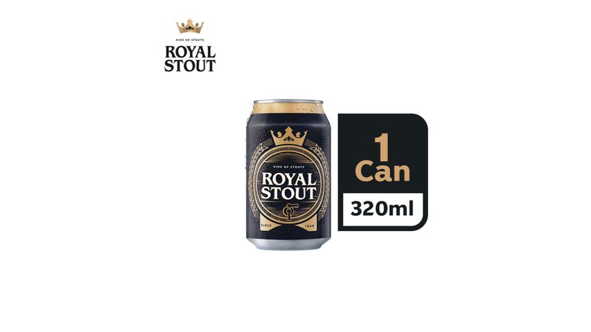 Danish Royal Stout Beer Can (Alcohol) 320ml
