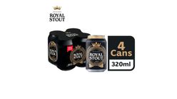 Danish Royal Stout Beer Can (Alcohol) 4s x 320ml