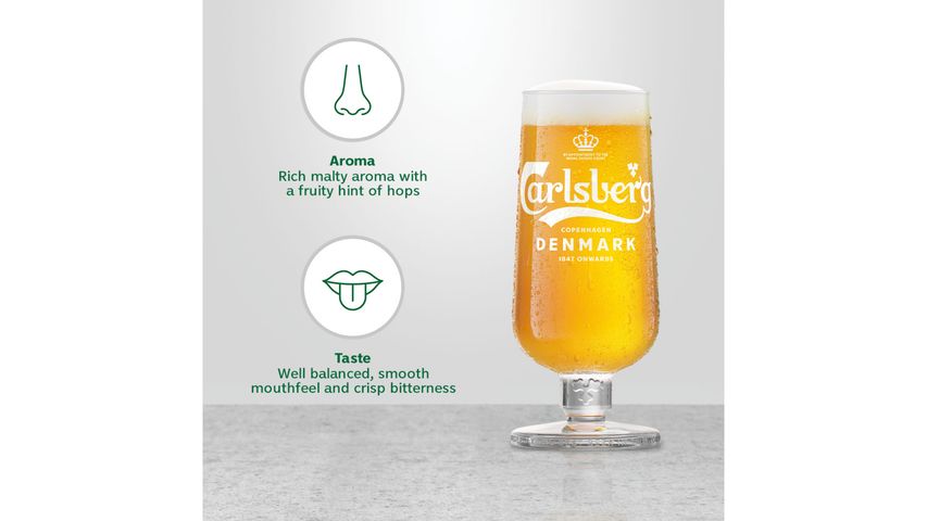Carlsberg Danish Pilsner Beer Can 4 x 500ml (Non Halal)