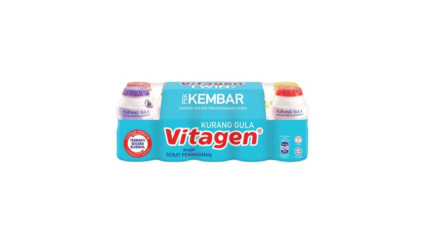 Vitagen Rendah Gula Asst 2x5x125ml (tp)