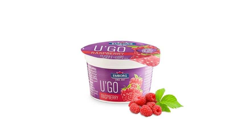 Emborg U'Go Raspberry Yogurt 100g