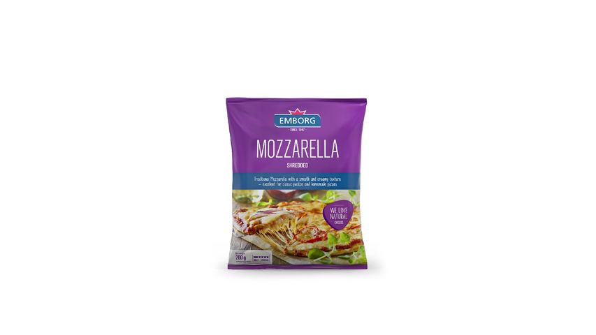 Emborg Mozzarella Shredded Cheese 200g