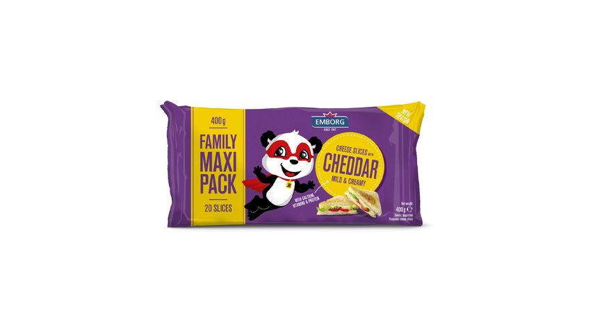 Emborg Cheese Slices with Cheddar 400g