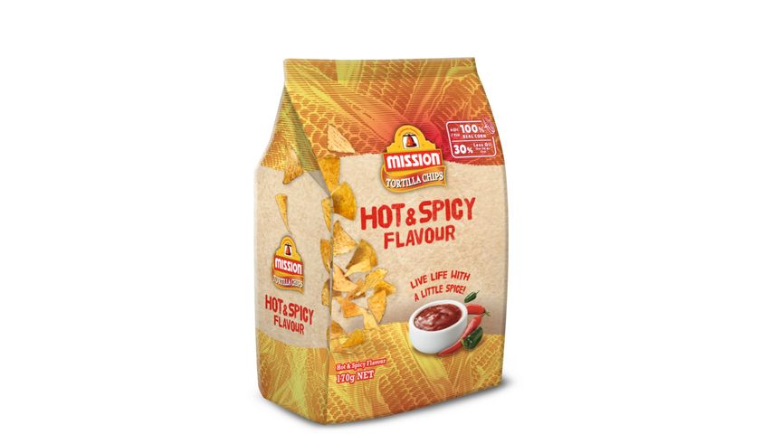 Mission Hot & Spicy Tortilla Chip 170g