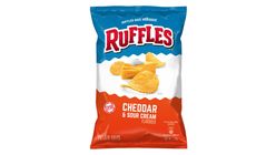 Ruffles Cheddar and Sour Cream Potato Chips 180g