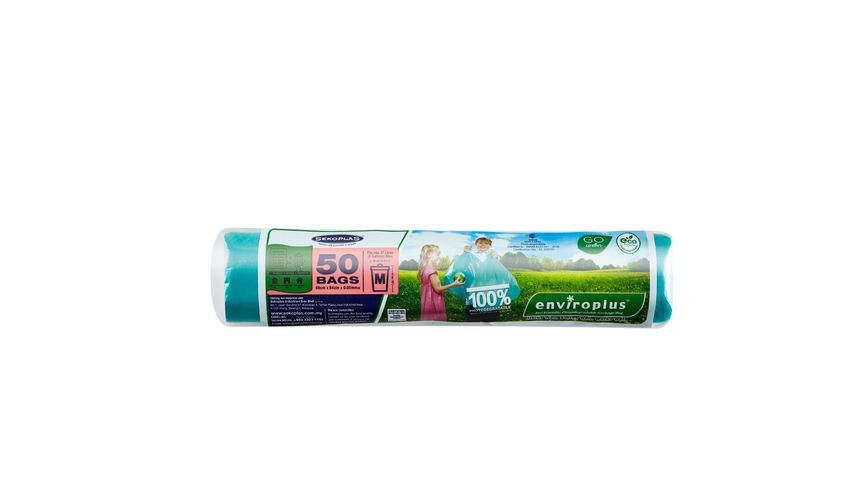 Sekoplas Enviroplus Garbage Bag Roll (Medium) 50 Pieces
