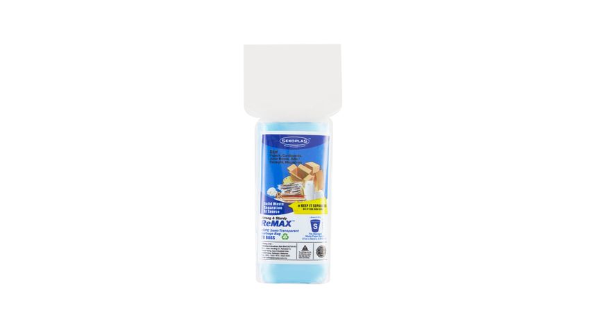 Sekoplas Remax Garbage Bag Mini Roll Blue (Small) 20 Pieces