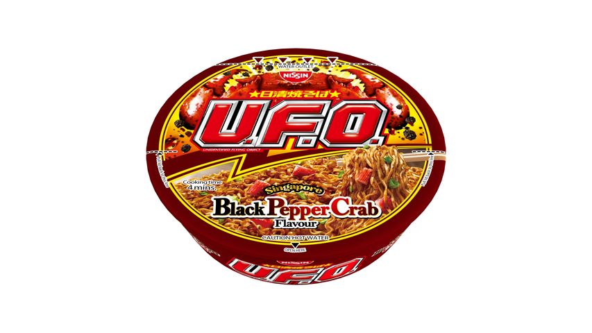 Nissin UFO Black Pepper Crab Noodles 94g