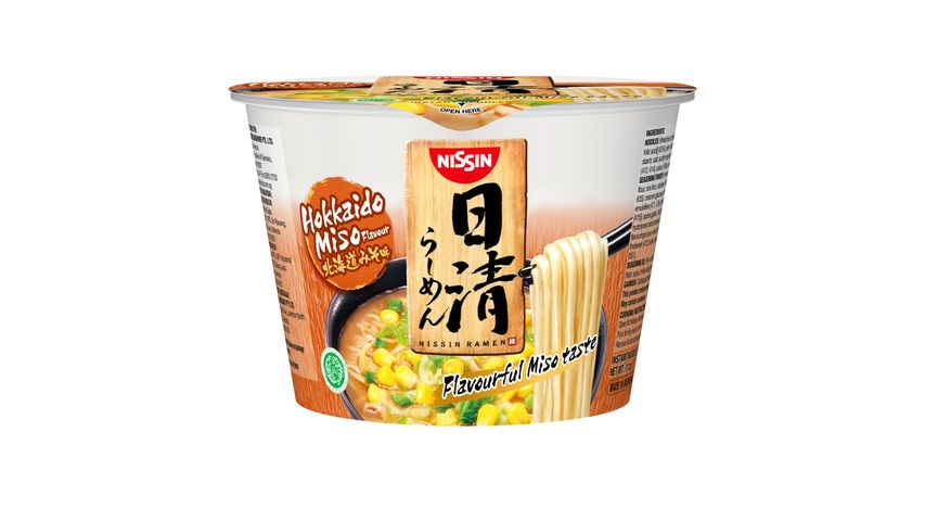 Nissin Japanese Ramen Hokkaido Miso Bowl Noodles 113g