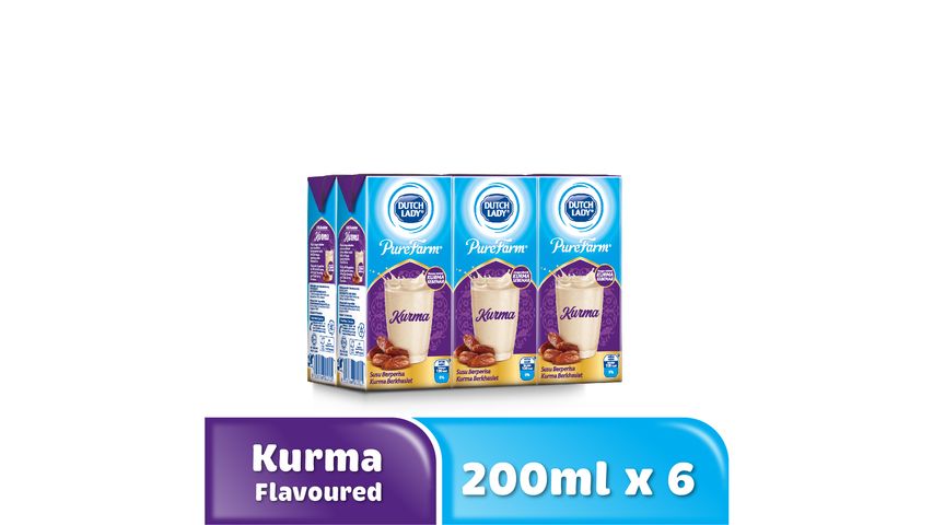 Dl UHT Milk Kurma 200mlx6 | 9556166120102