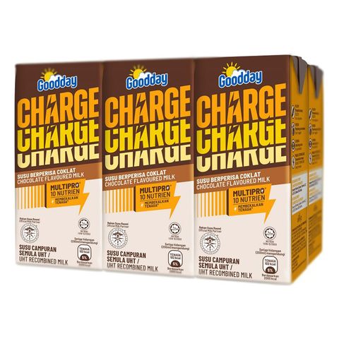 Goodday Charge Chocolate Flavoured Milk 6 x 200ml