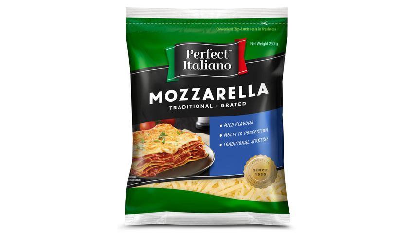 Perfect Italiano Mozzarella Grated Cheese 250g