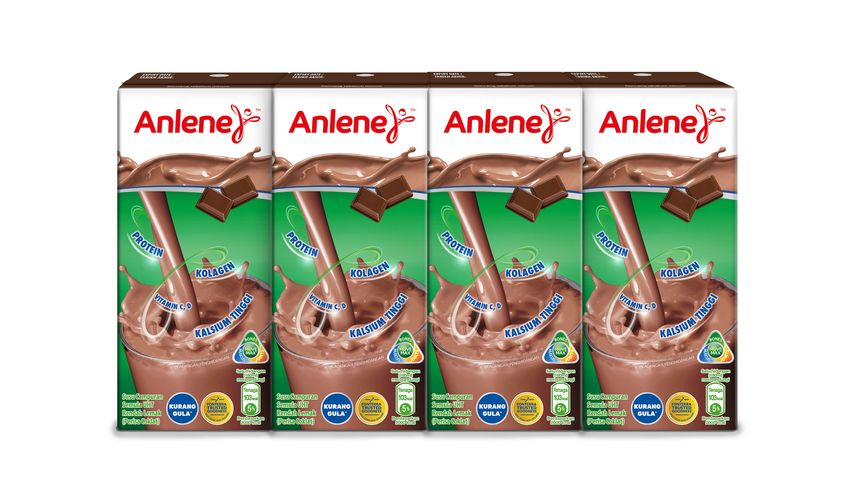 Anlene UHT Milk Chocolate | 4 x 180 ml