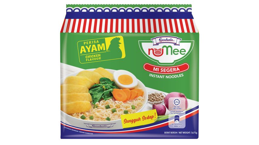 Gardenia Numee Instant Noodle Chicken Flavour 5 x 75g