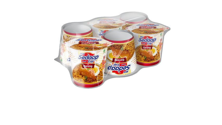 Mi Sedaap Mi Cup Goreng Asli Multipack Noodles 6 x 81g