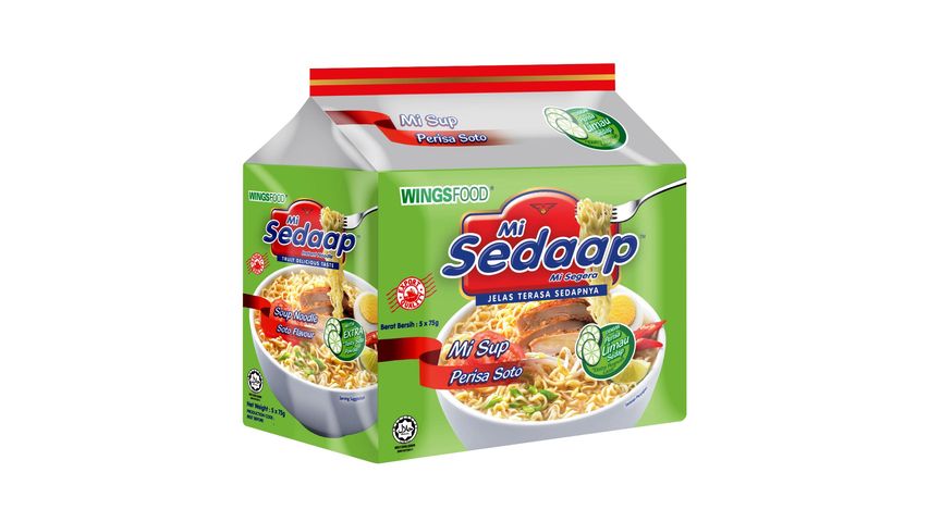 Mi Sedaap Soup Perisa Soto | 5 x 75 g