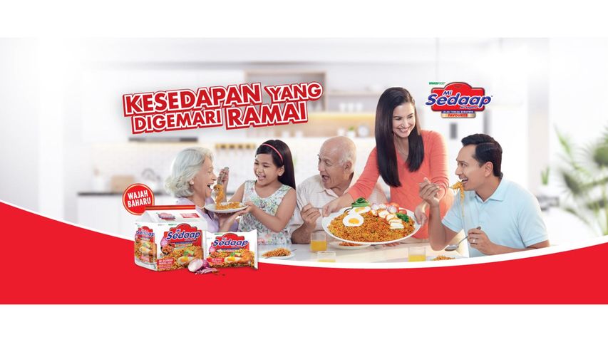 Mi Sedaap Fried Instant Noodles Jumbo | 4 x 139 g