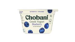 Chobani Greek Yogurt Blueberry Cup 0% Fat 160g