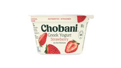 Chobani Greek Yogurt Strawberry Cup 0% Fat 160g