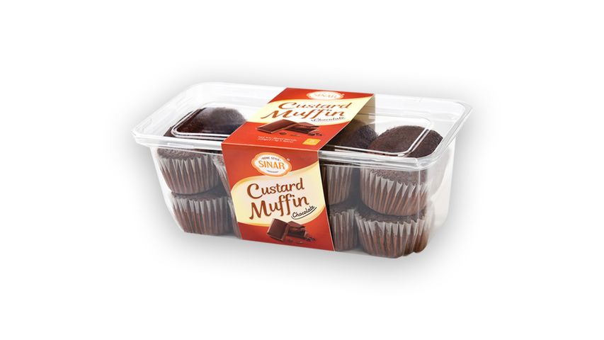 Sinar Custard Muffin Chocolate 220g